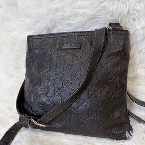 Gucci Black Leather Crossbody Bag